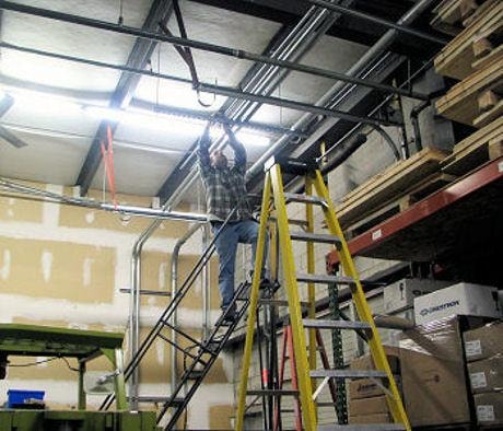 Commercial electrical work in warehouse — Hampton Roads